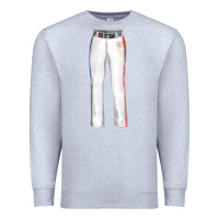 Heather Grey softball uniform pant fa element Premium Sweatshirt - FaDigitalArtStudio