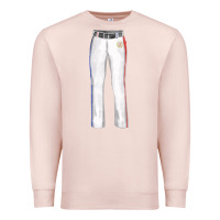 Pale Pink softball uniform pant fa element Premium Sweatshirt - FaDigitalArtStudio