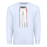 White softball uniform pant fa element Premium Sweatshirt - FaDigitalArtStudio