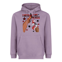 Lavender I Have Two Moods Black and Red Sneakers Afro Girl Heavyweight Hoodie - texasbilliewilder