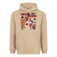 Mushroom I Have Two Moods Black and Red Sneakers Afro Girl Heavyweight Hoodie - texasbilliewilder