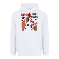 White I Have Two Moods Black and Red Sneakers Afro Girl Heavyweight Hoodie - texasbilliewilder
