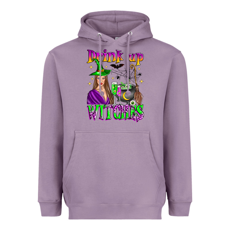 Drink Up Witches Heavyweight Hoodie by Zillion Design Studio | Teevron