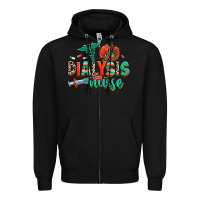 Black dialysis nurse Zipper Hoodie - RanaPortraitStore