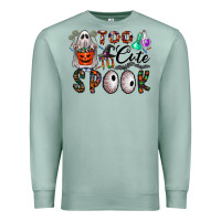Seafoam too cute to spook Premium Sweatshirt - CowhideDigitalArt
