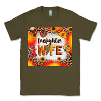 Army Green firefighter wife Classic Tee - RanaPortraitStore