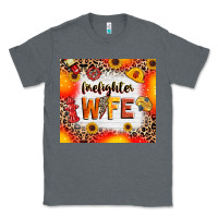 Charcoal Heather firefighter wife Classic Tee - RanaPortraitStore
