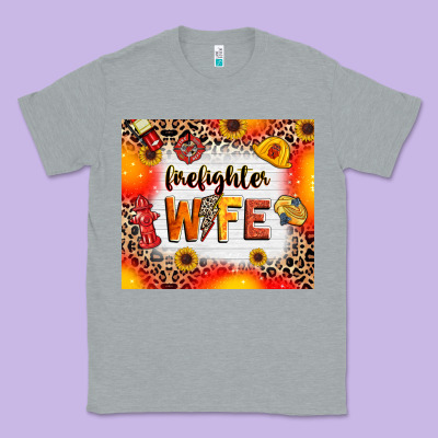 Firefighter Wife Classic Tee Designed By Ranaportraitstore