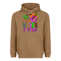 Toasted Coconut yes i can drive a stick Heavyweight Hoodie - Zillion Design Studio