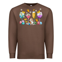 Chestnut Easter wine glasses Easter Day Premium Sweatshirt - Neo Western