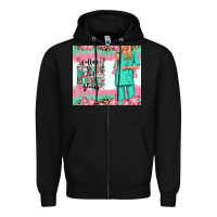 Black coffee scrubs rubber gloves nurse Zipper Hoodie - RanaPortraitStore
