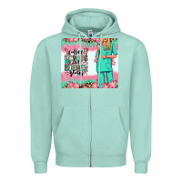 Seafoam coffee scrubs rubber gloves nurse Zipper Hoodie - RanaPortraitStore