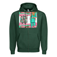 Sports Green coffee scrubs rubber gloves nurse Zipper Hoodie - RanaPortraitStore