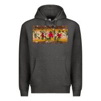 Charcoal Heather western  leopardfloral licanse plate Premium Hoodie - Artiststas