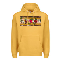 Mustard western  leopardfloral licanse plate Premium Hoodie - Artiststas