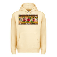 Pina Colada western  leopardfloral licanse plate Premium Hoodie - Artiststas