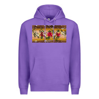 Purple western  leopardfloral licanse plate Premium Hoodie - Artiststas