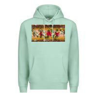 Seafoam western  leopardfloral licanse plate Premium Hoodie - Artiststas