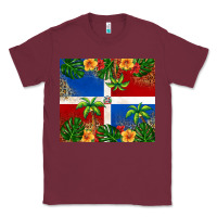 Burgundy dominican republic Classic Tee - RanaPortraitStore