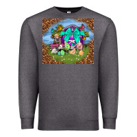 Charcoal Heather Farm animal easter tumbler Easter Day Premium Sweatshirt - Neo Western
