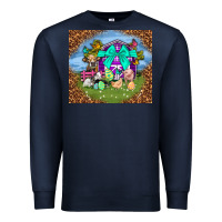 Navy Farm animal easter tumbler Easter Day Premium Sweatshirt - Neo Western