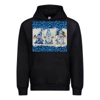 Black snowy christmas gnomes Urban Hoodie - BarkalooDesign