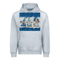 Heather Grey snowy christmas gnomes Urban Hoodie - BarkalooDesign