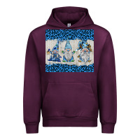 Mauve Wine snowy christmas gnomes Urban Hoodie - BarkalooDesign