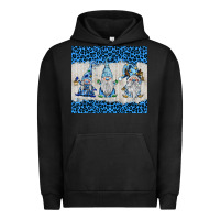 Pigment Black snowy christmas gnomes Urban Hoodie - BarkalooDesign