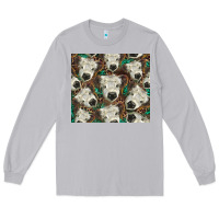 Moon Dust white Scottish calf Long Sleeve Tee - BarkalooDesign