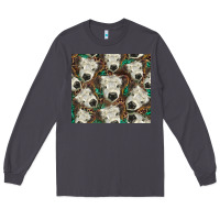 Smoke white Scottish calf Long Sleeve Tee - BarkalooDesign