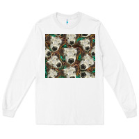White white Scottish calf Long Sleeve Tee - BarkalooDesign