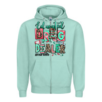 Seafoam educated drug dealer nurse life Zipper Hoodie - RanaPortraitStore