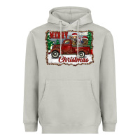 Moon Dust christmas truck with cows Heavyweight Hoodie - RanaPortraitStore