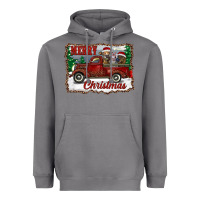 Storm christmas truck with cows Heavyweight Hoodie - RanaPortraitStore