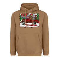 Toasted Coconut christmas truck with cows Heavyweight Hoodie - RanaPortraitStore