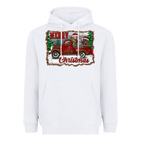 White christmas truck with cows Heavyweight Hoodie - RanaPortraitStore
