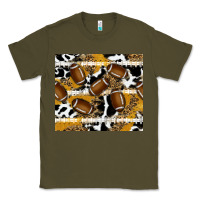 Army Green football Classic Tee - RanaPortraitStore