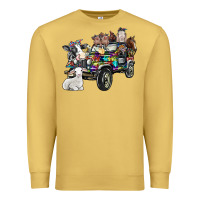 Antique Gold farm life Premium Sweatshirt - SublimationCraftShop