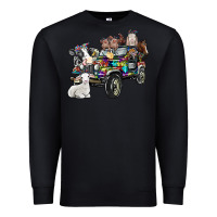 Black farm life Premium Sweatshirt - SublimationCraftShop