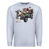 Heather Grey farm life Premium Sweatshirt - SublimationCraftShop