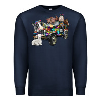 Navy farm life Premium Sweatshirt - SublimationCraftShop