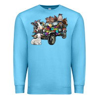 Ocean Blue farm life Premium Sweatshirt - SublimationCraftShop