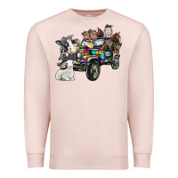 Pale Pink farm life Premium Sweatshirt - SublimationCraftShop