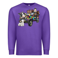 Purple farm life Premium Sweatshirt - SublimationCraftShop