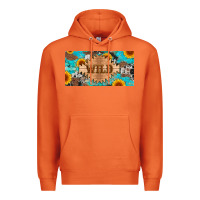 Carrot western wild and sunflower leopard turquoise cowhide licanse plate Premium Hoodie - Artiststas