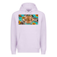 Lilac western wild and sunflower leopard turquoise cowhide licanse plate Premium Hoodie - Artiststas