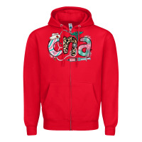 Red floral cna certified nursing assistant Zipper Hoodie - RanaPortraitStore