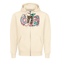Sandshell floral cna certified nursing assistant Zipper Hoodie - RanaPortraitStore