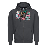 Smoke floral cna certified nursing assistant Zipper Hoodie - RanaPortraitStore